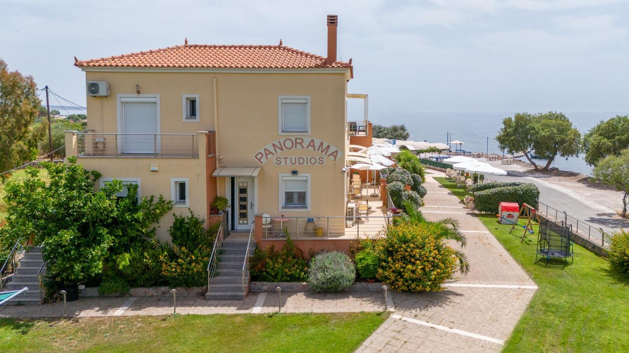 Palaiologou Panorama Apartments Mantamádos Exterior foto
